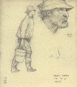 Two Studies of Thomas Rogers Southwold Joseph E.Southall